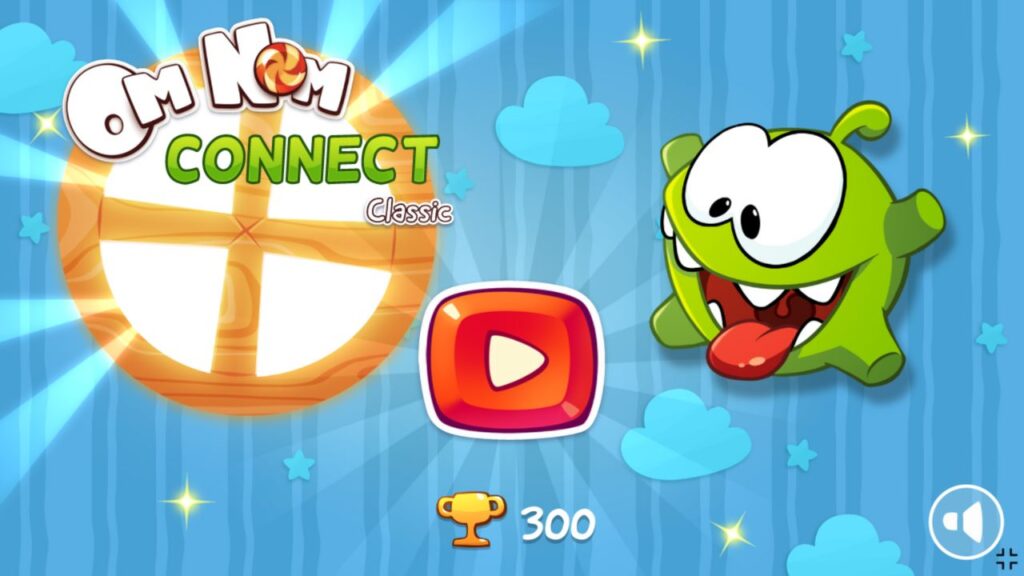 Om Nom Connect Classic - Play online on Infrexa