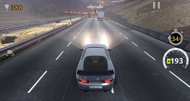 Traffic Tour Career Mode Rainy Theme Gameplay Screenshot