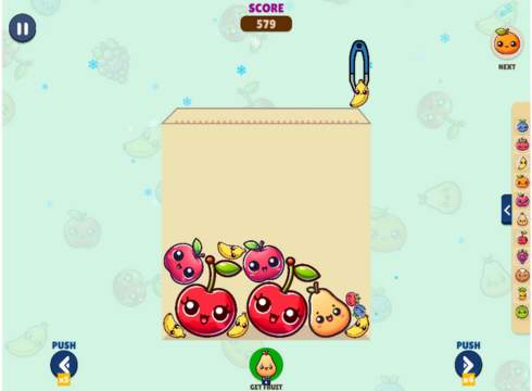 Watermelon Suika Game Gameplay Screenshot